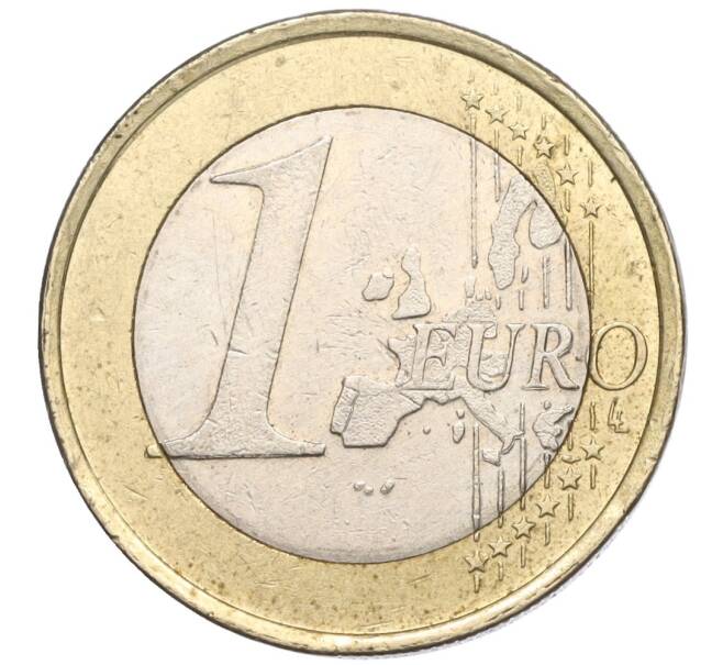 Монета 1 евро 2002 года G Германия (Артикул: T11-06024) — Фото №2