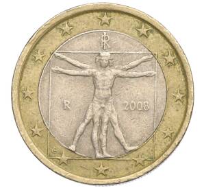 1 евро 2008 года Италия