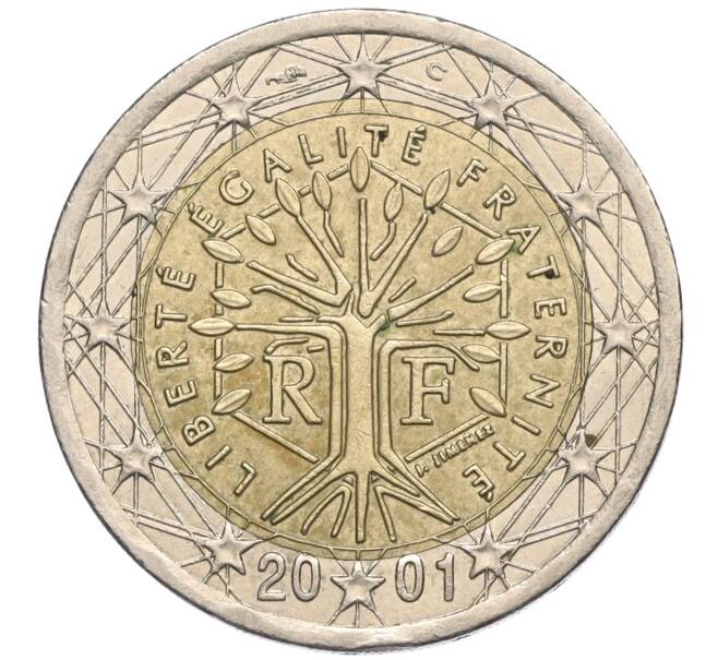 Монета 2 евро 2001 года Франция (Артикул T11-06045)