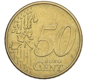 50 евроцентов 2002 года F Германия — Фото №2