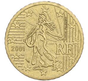 50 евроцентов 2001 года Франция