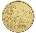Монета 50 евроцентов 2002 года Италия (Артикул: T11-06081) — Фото №2