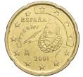 Монета 20 евроцентов 2001 года Испания (Артикул T11-06135)