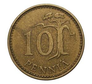 10 пенни 1963 года Финляндия — Фото №2