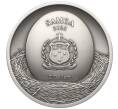 Монета 2 доллара 2023 года Самоа «Серая неясыть» (Артикул M2-73356)