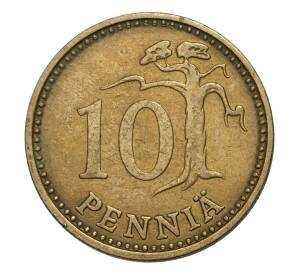 10 пенни 1971 года Финляндия — Фото №2