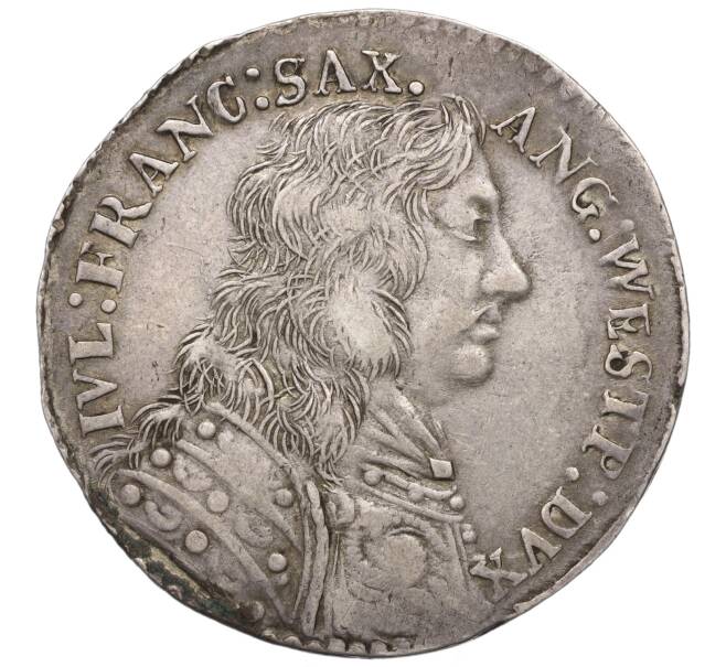 Монета 2/3 талера 1678 года Саксен-Лауэнбург (Артикул M2-73359)