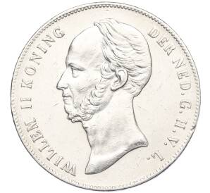 2 1/2 гульдена 1848 года Нидерланды — Фото №2