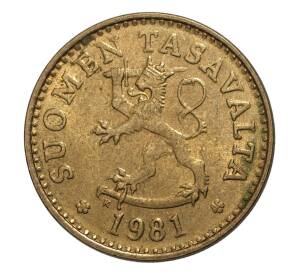 10 пенни 1981 года Финляндия — Фото №1