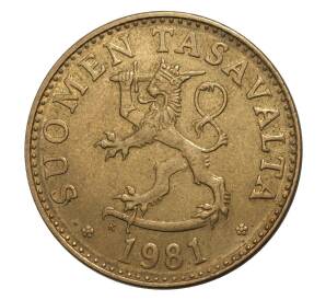 50 пенни 1981 года Финляндия — Фото №1