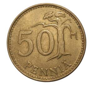 50 пенни 1981 года Финляндия — Фото №2