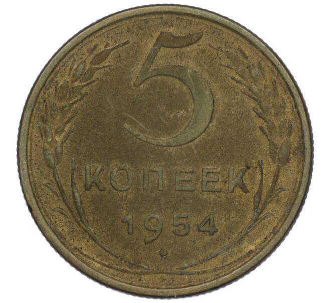 Монета 5 копеек 1954 года (Артикул K12-00930) — Фото №1