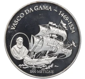 1000 метикалов 2004 года Мозамбик «Васко да Гама»