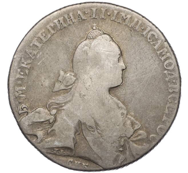 Монета 1 рубль 1766 года СПБ ТI АШ (Артикул K12-01051)