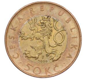 50 крон 2009 года Чехия