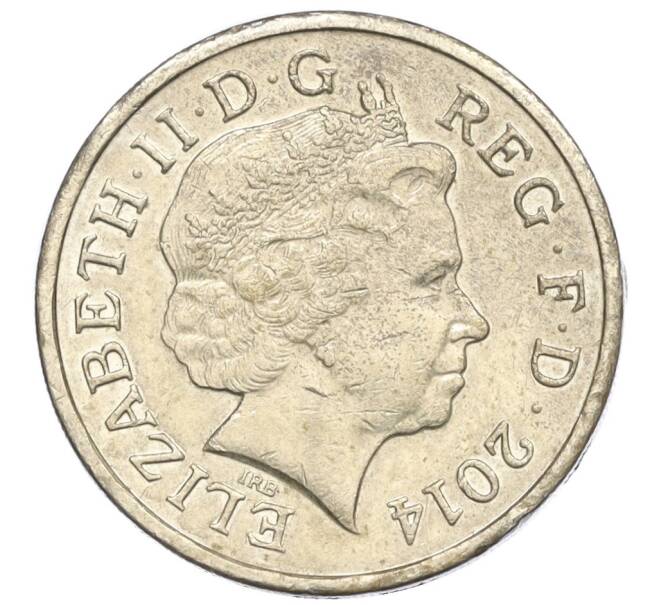 Монета 1 фунт 2014 года Великобритания (Артикул T11-06158)
