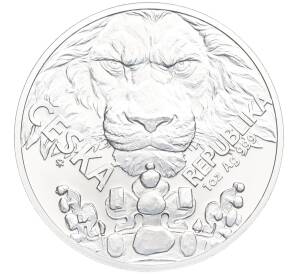 2 доллара 2023 года Ниуэ «Чешский лев»