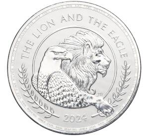 2 фунта 2024 года Великобритания «Лев и орел»