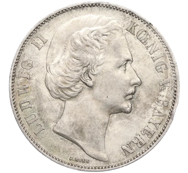Монета 1 талер 1871 года Бавария «Победа Германии во Франко-прусской войне» (Артикул M2-73507)