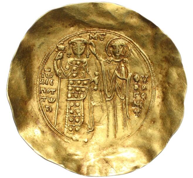 Монета Гиперпирон (скифат) 1122-1137 года Византийская Империя — Иоанн II Комнин (Монетный двор Константинополь) (Артикул M2-73508)