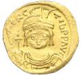 Монета Солид 583-602 года Византийская Империя — Маврикий Тиберий (Артикул M2-73514)