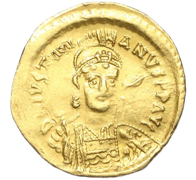 Монета Солид 527-537 года Византийская империя — Юстиниан I (Артикул M2-73515)