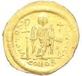 Монета Солид 542-565 года Византийская империя — Юстиниан I (Монетный двор Константинополь) (Артикул M2-73517)