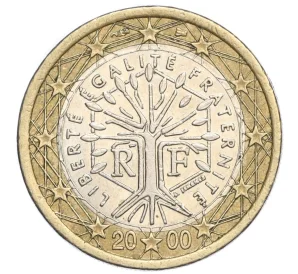 1 евро 2000 года Франция