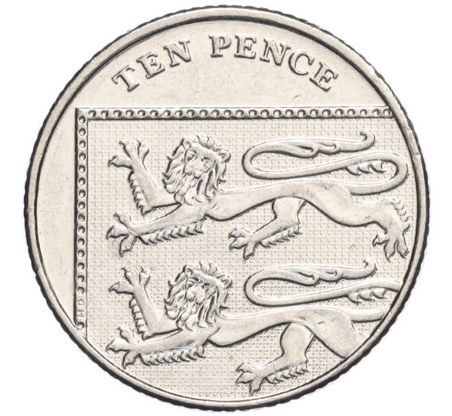 Монета 10 пенсов 2014 года Великобритания (Артикул T11-06378)
