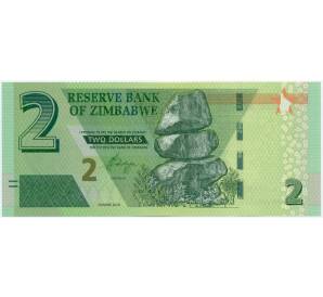 2 доллара 2019 года Зимбабве — Фото №1