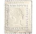 Водочный жетон торговой марки Премиум с Серебром «Почтовая марка Маврикия — 2 пенса (ОРГ)» (Артикул K12-01443)