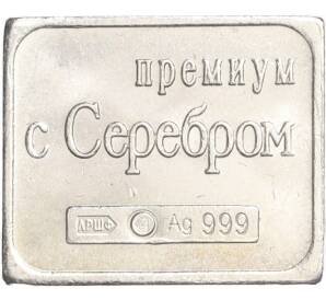Водочный жетон торговой марки Премиум с Серебром «Почтовая марка Великобритании — 1,5 пенни (ЛРШФ)»
