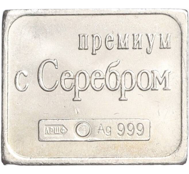 Водочный жетон торговой марки Премиум с Серебром «Почтовая марка Великобритании — 1,5 пенни (ЛРШФ)» (Артикул K12-01478)