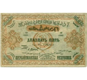 25000 рублей 1921 года Азербайджанская ССР