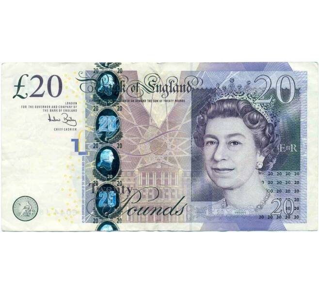 Банкнота 20 фунтов 2006 года Великобритания (Банк Англии) (Артикул T11-06423)