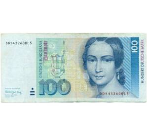 100 марок 1991 года Германия