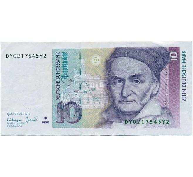 Банкнота 10 марок 1993 года Германия (Артикул T11-06431)