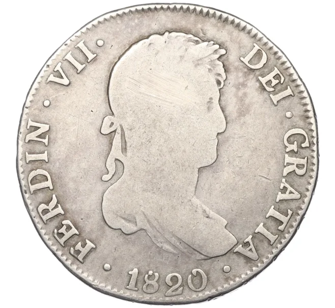 Монета 4 реала 1820 года Испанская Боливия (Артикул K12-02242)