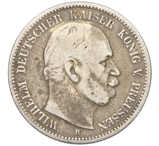 Монета 2 марки 1877 года В Пруссия (Артикул K12-02246)