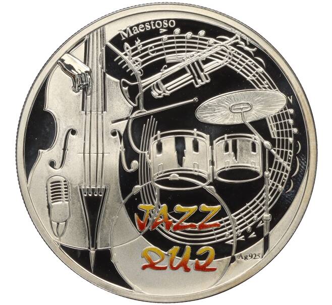 Монета 1000 драм 2010 года Армения «Джаз» (Артикул K12-02412)