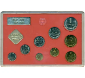 Годовой набор монет СССР 1987 года ЛМД
