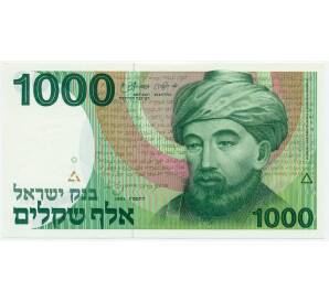 1000 шекелей 1983 года Израиль