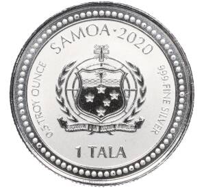 1 тала 2020 года Самоа «Исторический герб дома Висконти — Змея Висконти (Миланский змей)»