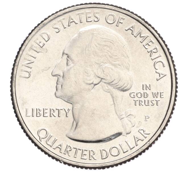 Монета 1/4 доллара (25 центов) 2019 года P США «Национальные парки — №49 Национальный Исторический Парк Миссии Сан-Антонио» (Артикул K12-03749)