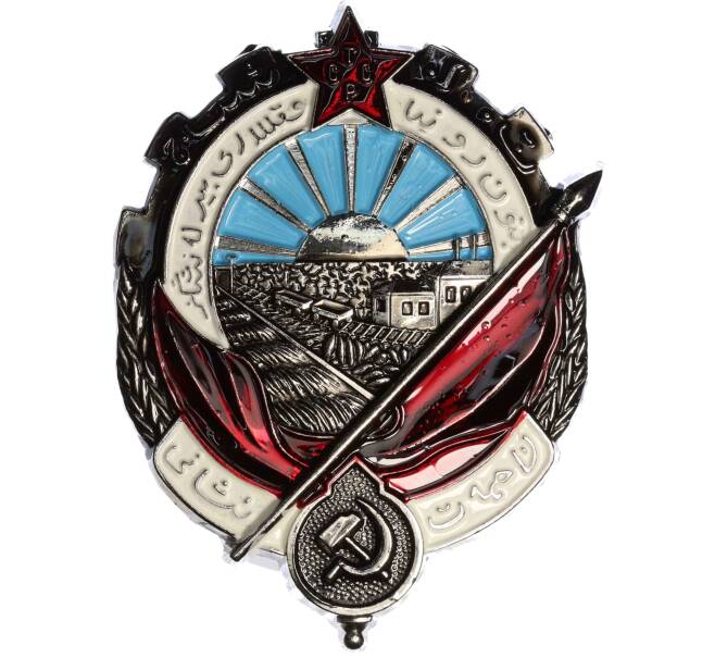 Знак «Орден Трудового Красного Знамени Туркменской ССР» (Муляж) (Артикул K12-04078)