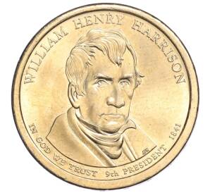 1 доллар 2009 года США (P) «9-й президент США Уильям Генри Гаррисон»