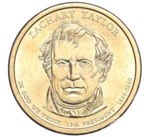 1 доллар 2009 года США (P) «12-й президент США Закари Тейлор»