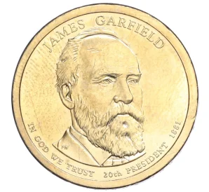 1 доллар 2011 года США (P) «20-й президент США Джеймс Гарфилд»