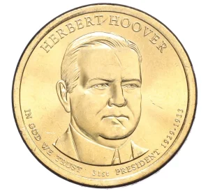 1 доллар 2014 года США (P) «31-й президент США Герберт Гувер»
