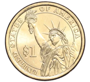 1 доллар 2016 года США (P) «40-й президент США Рональд Рейган»